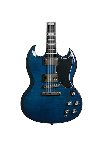 Epiphone Sg Custom Figured Elektro Gitar Viper Blue
