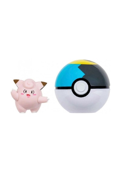 Pokemon Clip 'n' Go Poke Ball Ve Clefairy Figür Pkw4160 Marvel