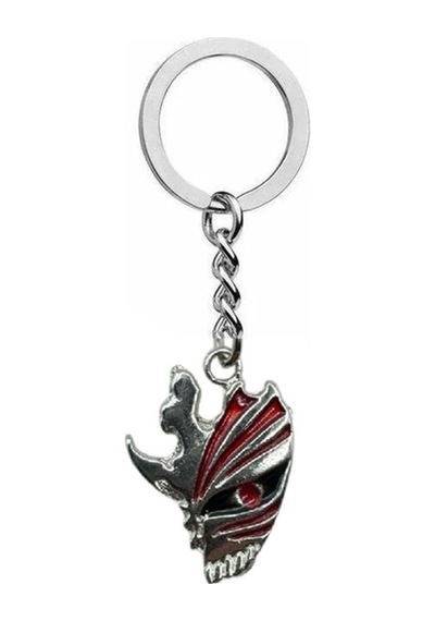 Bleach Ichigo Hollow Maske Figürlü Metal Anahtarlık Anime Tarzı Unisex Aksesuar