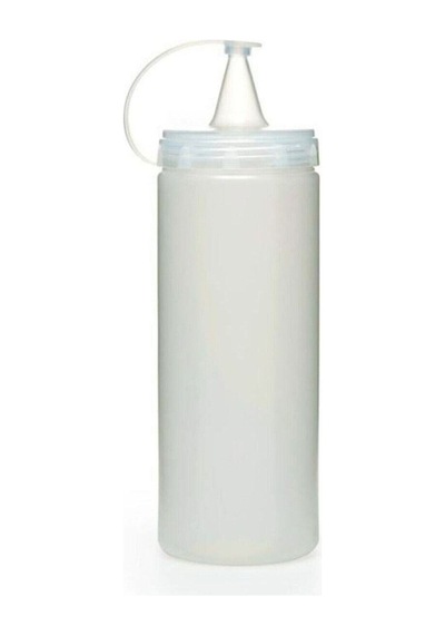 Şeffaf Kapaklı Sızdırmaz Yağlık Sosluk Şişesi Plastik Yağdanlık 400 Ml. Beyaz Diğer