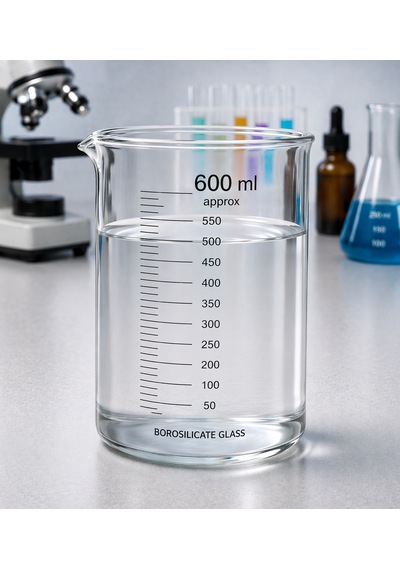 Beher Cam Dereceli 600ml 8 Adet