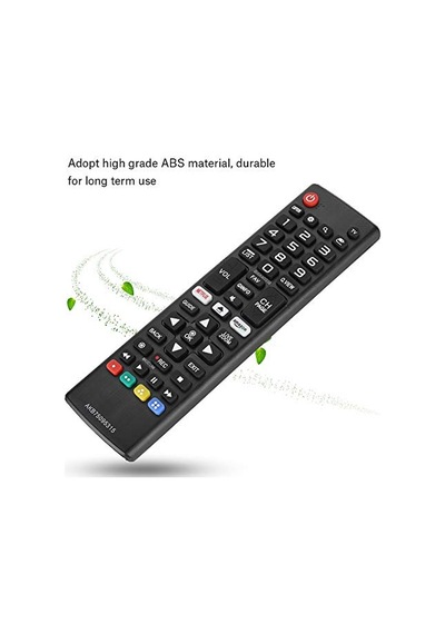 Için Evrensel Tv Uzaktan Kumanda Abs Yüksek Hassasiyetli Uzun Mesafe Akıllı Uzaktan Kumanda Yedek Akb75095315