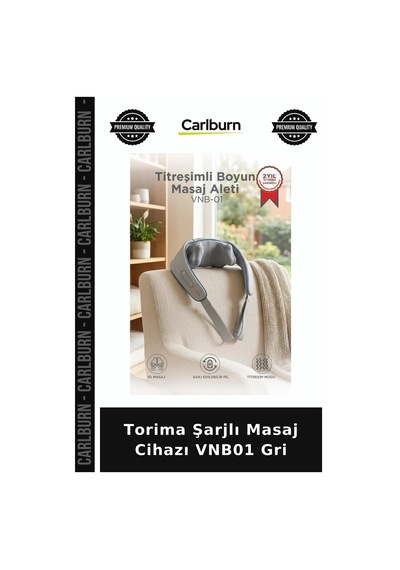 Premium Torima Şarjlı Masaj Cihazı Vnb01 Gri Ev Masajı Rahatlama Elektronik Çok Renkli
