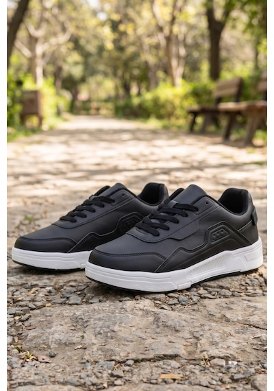 In Step City Walker Siyah Günlük Erkek Spor Ayakkabı