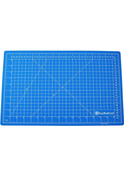 A1 Büyük Boy Çift Taraflı Kesim Tablası Cutting Mat 60X90 Cm  Gri