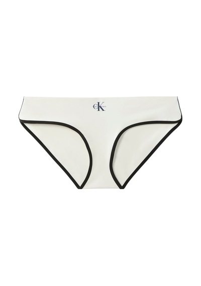 Calvin Klein Bej Kadın Standart Fit Desenli Bikini Alt Hıpster-15813