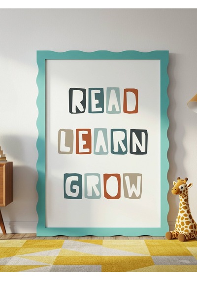 Read Learn Grow Dijital Baskı Poster V1 Çerçevesiz