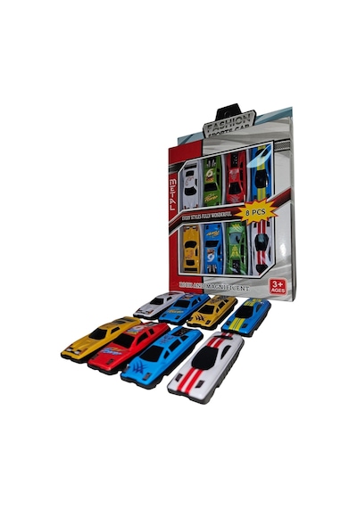8 Adet Mini Metal Yarış Arabaları Oyuncak Araba Set Diğer