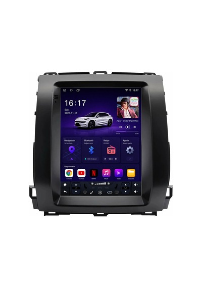 Toyota Land Cruiser Prado 2003-2009 Tesla Android Multimedya Carplay 8gb Ram 128gb Pro 9.7''