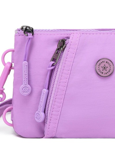 Smart Bags Mikro Poly Kumaş Uzun Askılı Kadın Cüzdanı 3343 Lila
