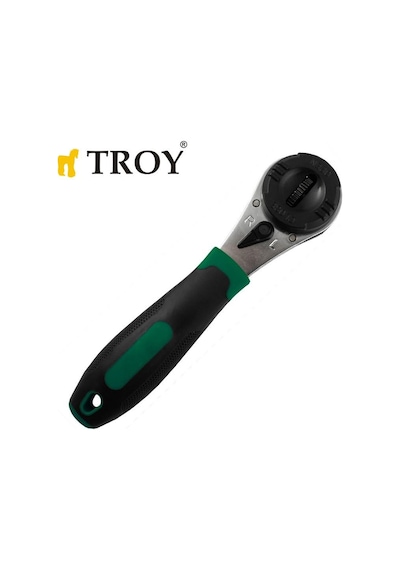 TROY 26131 Hızlı Bırakmalı Cırcır Lokma Kolu, 6.5-22mm