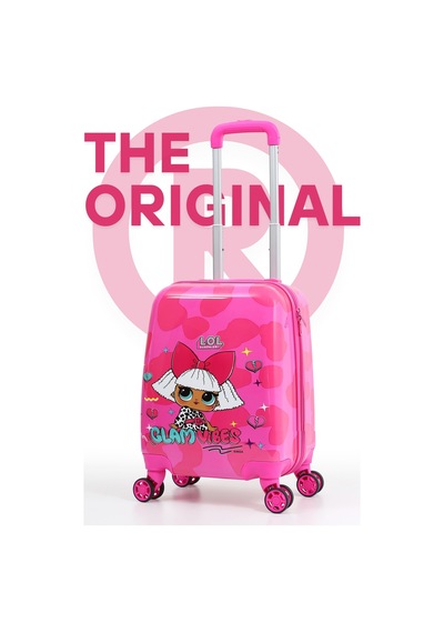 Gedox Kids Lol Surprise Glam Vibes Lisanslı Pembe Kız Çocuk Valizi Hafif Ve Dayanıklı Pembe