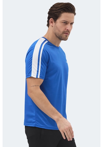 Slazenger Rewınd Erkek Saks Mavi Tişört Saks Mavi