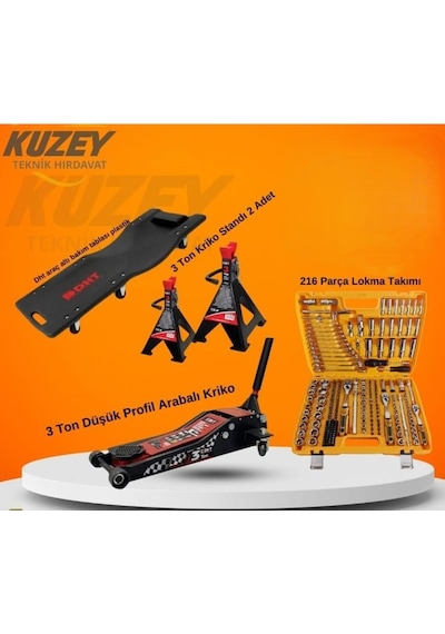 3 Ton Kriko Set + 216 Parça Lokma Takımı