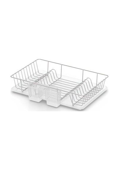 Teknotel Tek Katlı Bulaşıklık Tabaklık Krom Kb003 Şeffaf