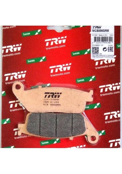 Trw Lucas MCB598SRM Sinter Maxi Scooter Ön Fren Balata - Bmw / Peugeot /kymco / Suzuki / Kawasaki / Honda