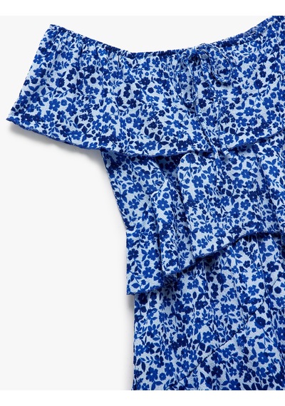 Koton Omzu Açık Fırfırlı Volanlı Çiçekli Mini Tulum Mavi Desenli 5sal40010ık Mavi Desenli Mavi Koton Omzu Açık Fırfırlı Volanlı Çiçekli Mini Tulum Mavi Desenli 5sal40010ık Mavi Desenli Mavi