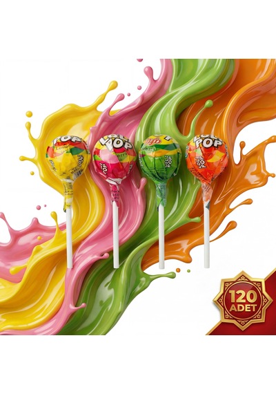 Afia Lolipop Meyve Aromalı Sert Şeker 120x10 Gr