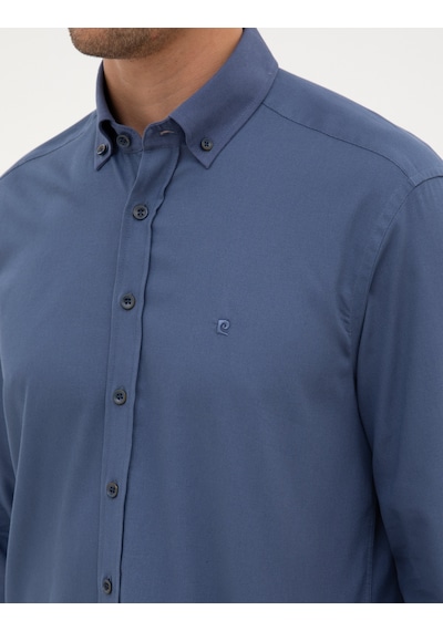 Pierre Cardin Erkek İndigo Gömlek Desenli 50316736-vr028 Indigo