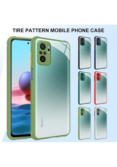 Xiaomi Redmi Note 10 Kilif Lens Korumali Arkasi Seffaf Kapak 488379360