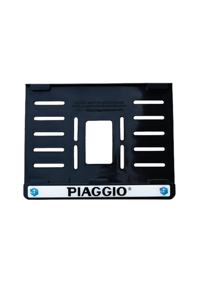 Sevgent Piaggio Pıaggıo İle Uyumlu Uyumlu Plastik 15x24 Cm Kırılmaz Plakalık