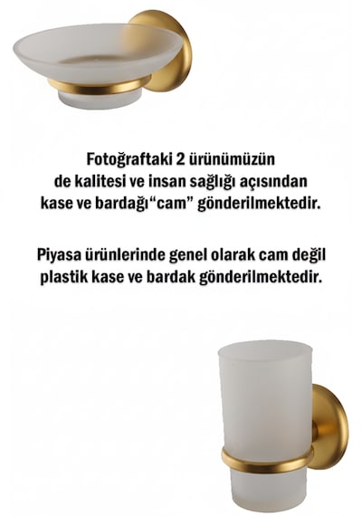 Ortanca 5 Li Ayna Seti Gold Renk Altın