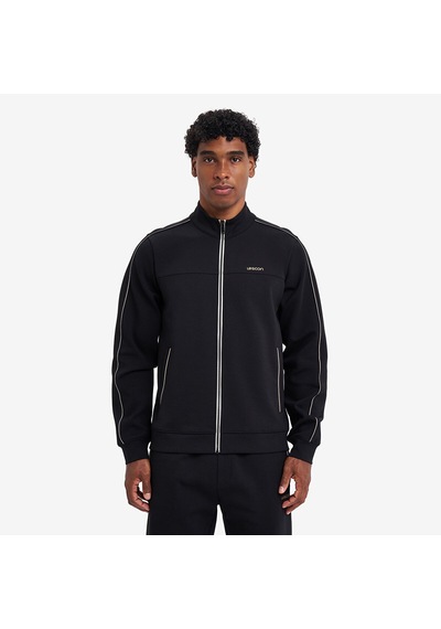 Lescon Siyah Erkek Fermuarlı Sweatshirt 26n-1124