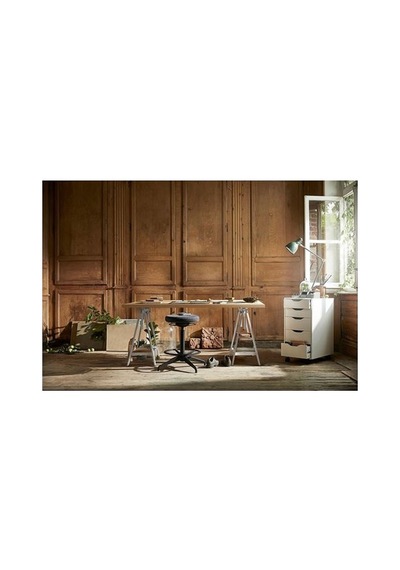 Ikea Mıttback Çalışma Masası Ayağı, Beyaz, 58x70/93 Cm Ikea Mıttback Çalışma Masası Ayağı, Beyaz, 58x70/93 Cm