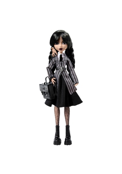 Monster High Wednesday Okul Üniformalı Bebek HXJ04