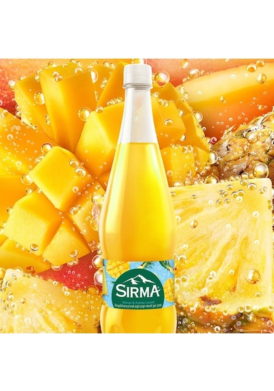 Sırma Mango & Ananas Aromalı C Vitaminli Doğal Maden Suyu 1 Lt X 6 Adet