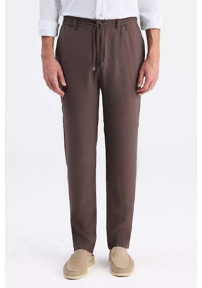 Twn Relaxed Fit Pilesiz Kahverengi Diyogonal Jogger Pantolon 6ec03ı302342m Çok Renkli
