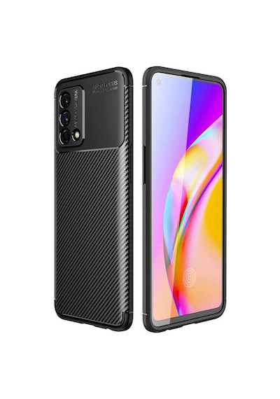 Oppo Reno A74 4G Kılıf Karbon Silikon Case