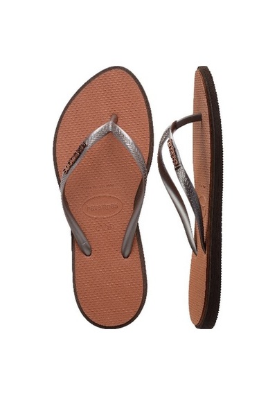 Havaianas Slım Poınt Kadın Parmak Arası Terlik 4149584 0727 Kahverengi