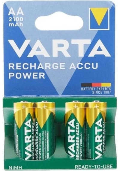 Varta 56706 2100 mAh AA Ni-MH Şarj Edilebilir Kalem Pil 2 x 2'li