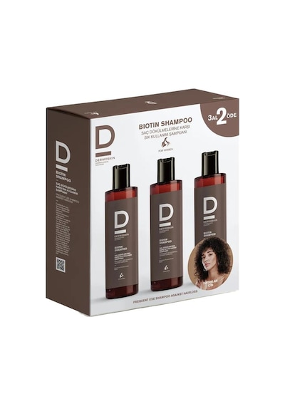 Dermoskin Biotin Şampuan Saç Dökülmesine Karşı Kadın 200 Ml - 3 Al 2 Öde