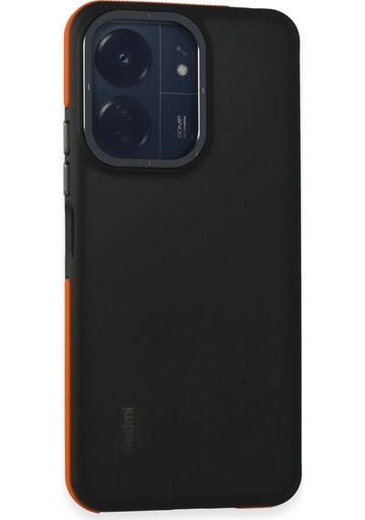 Newface - 187 - Xiaomi Redmi 13c Harvel Kapak - Csmo-tex - - Turuncu
