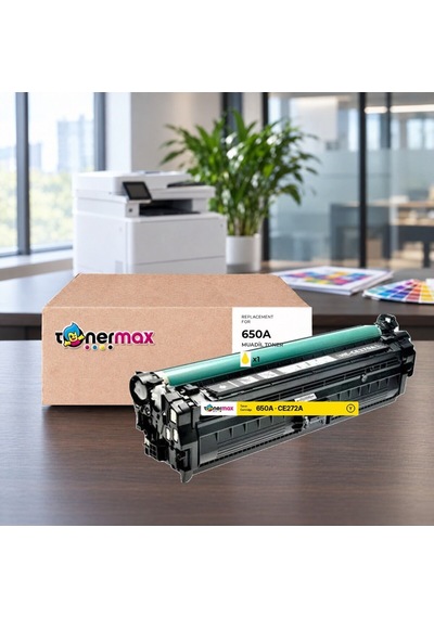 Hp 650a Ce272a Sarı Uyumlu Toner - Çipli / Color Laserjet Enterprise Cp5525 / M750