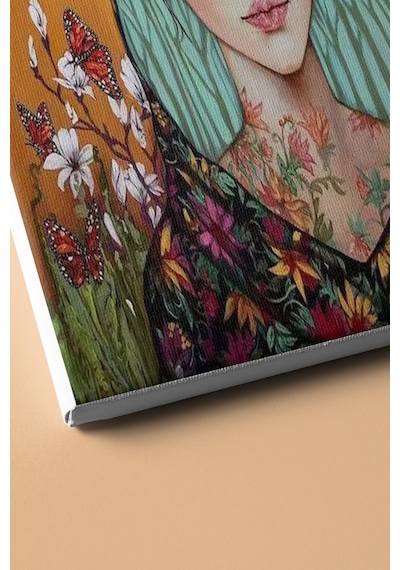 Webstyle Sayılarla Boyama Seti Kasnaklı Kırmızı Kız 60 X 75 Cm