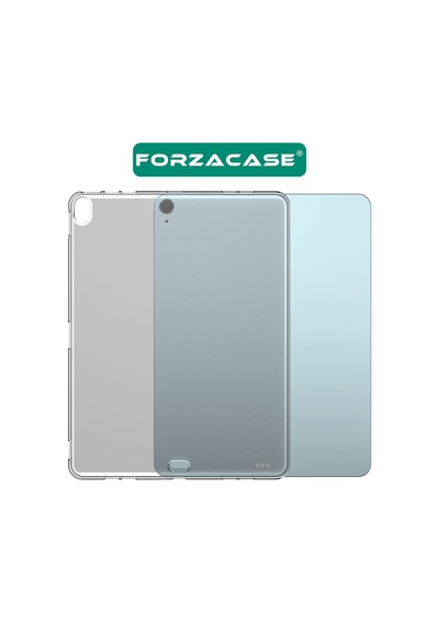 Forzacase Apple Uyumlu iPad  Air 13 2025 İle Silikon Kılıf Şeffaf - Fc013 Arka Kapak