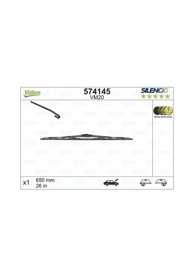 Valeo 574145 Silecek Supurgesi Tek 1729847 288905fa0a 4419277