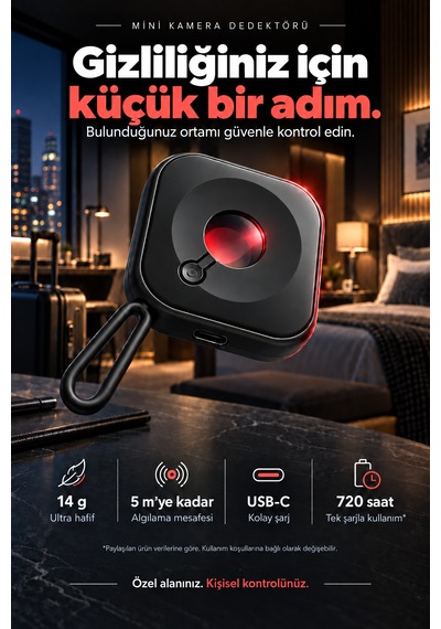 Kamera Dedektörü Kızılötesi Kamera Bulucu Gizli Kamera Bulucu