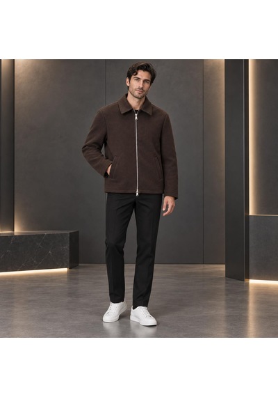 Stormwear Erkek İthal Kaşe Ceket Gömlek Yaka Fermuarlı Cepli Mevsimlik Kaban Mont Kahverengi Stormwear Erkek İthal Kaşe Ceket Gömlek Yaka Fermuarlı Cepli Mevsimlik Kaban Mont Kahverengi