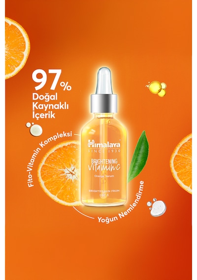 Himalaya Parlaklık Veren Aydınlatıcı Vitamin C Portakal Özlü Serum 30 ML