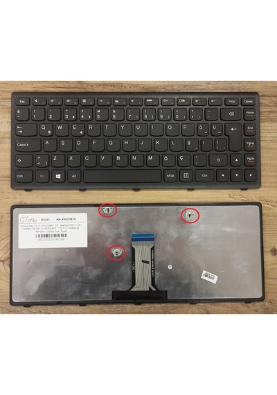 Lenovo Uyumlu Ideapad Flex 14 (20308) Notebook Klavyesi (Siyah Tr) - 549458403