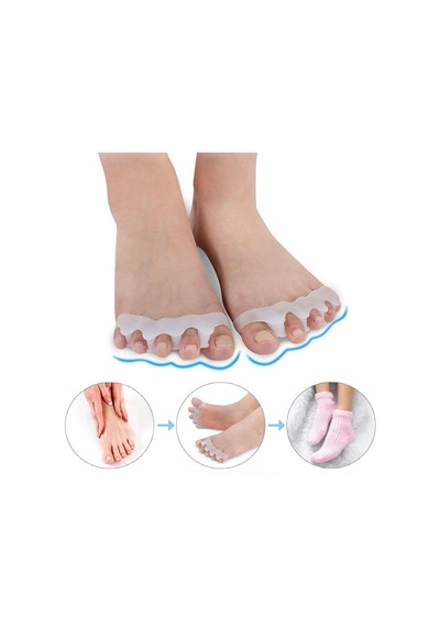 5 Parmak Ayıran Geçmeli Silikonlu Makara Parmak Ayırıcı