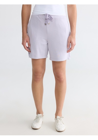 Lcwaıkıkı Basic Lila Beli Lastikli Soft Touch Kadın Şort