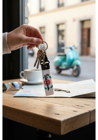 Vespa Motorsiklet Bez Anahtralık