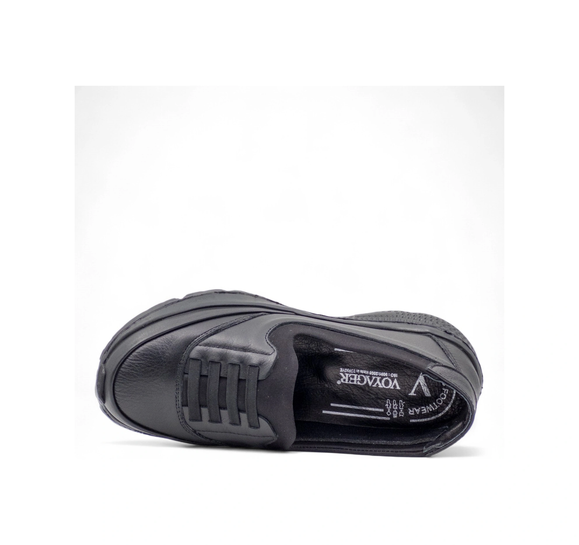Voyager Z420 Kadın Hakiki Deri Comfort Ayakkabı Siyah