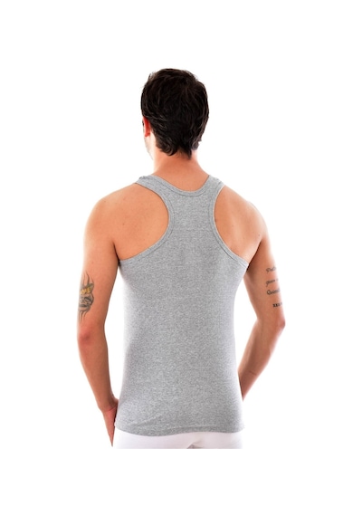 3'lü Seher Ribana Sporcu Rambo Spor Erkek Atlet Gri Gri