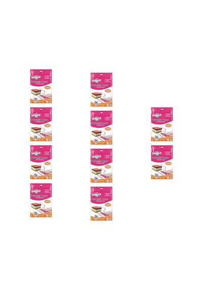 Vindex Vakumlu Giyisi Yastık Yorgan Saklama Torbası Poşeti Hurç - Jumbo - 73x130 Cm. - 10 Paket 140l